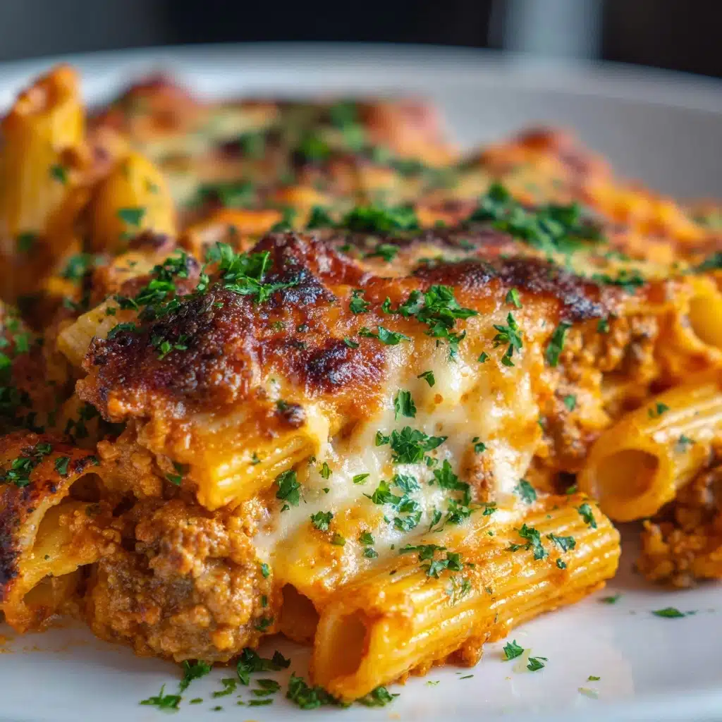 High Protein Chicken Parmesan Pasta Recipe - Recipe Image