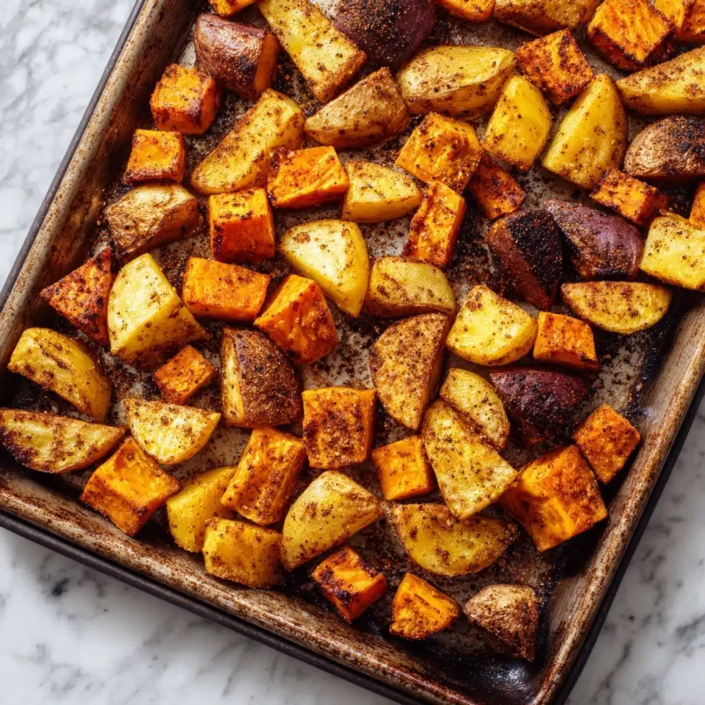 Roasted Apple Cinnamon Sweet Potatoes Recipe - Recipe Image