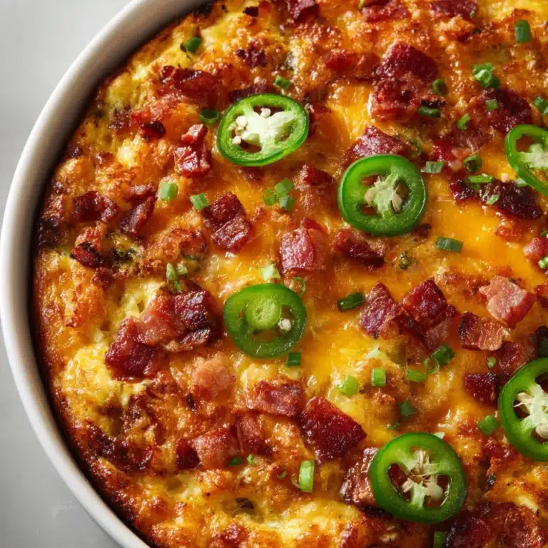 Cauliflower Jalapeño Popper Casserole Recipe