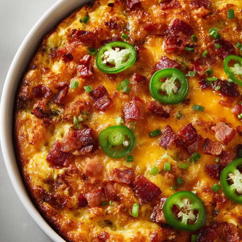 Cauliflower Jalapeño Popper Casserole Recipe - Recipe Image