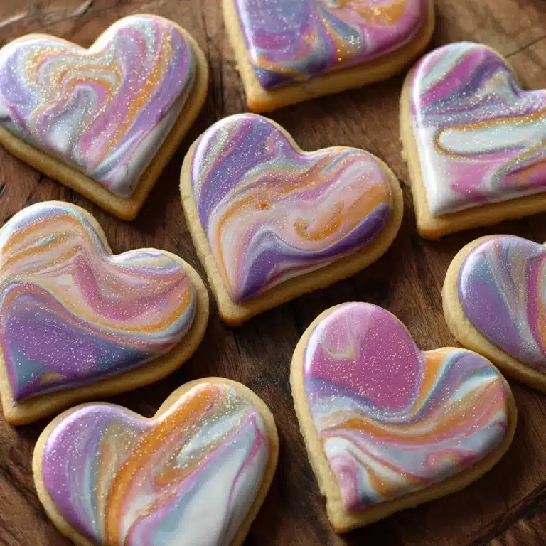 Marbled Heart Sugar Cookie Cutouts Recipe