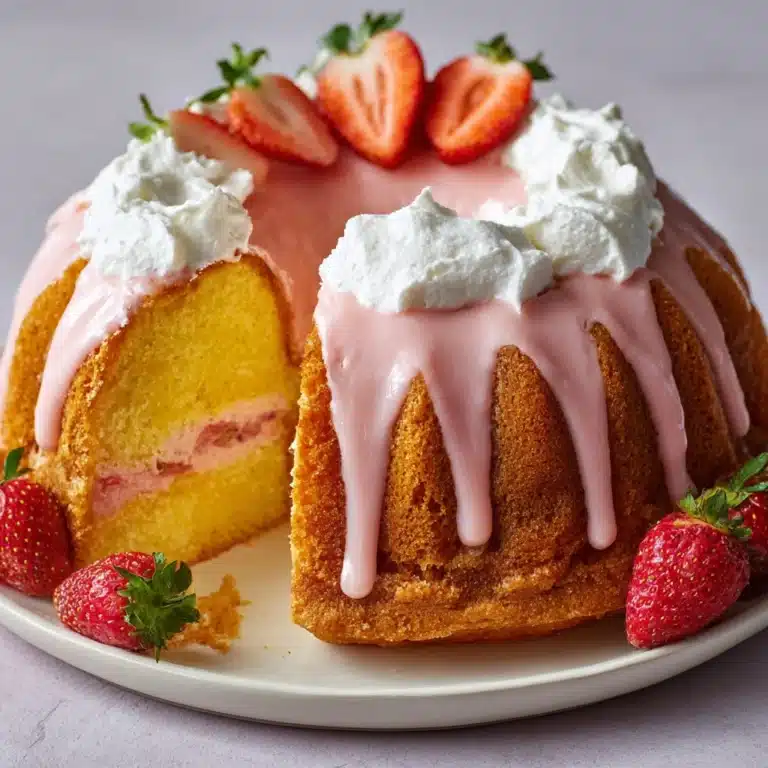 Strawberry Buttermilk Pound Cake Recipe