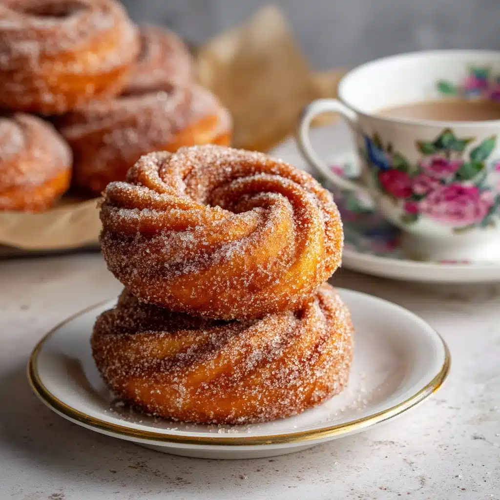 Cinnamon Sugar Twist Doughnuts Recipe - Recipe Image