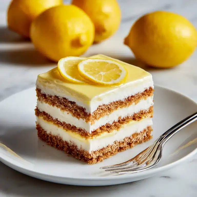 Lemon Icebox Cake Recipe