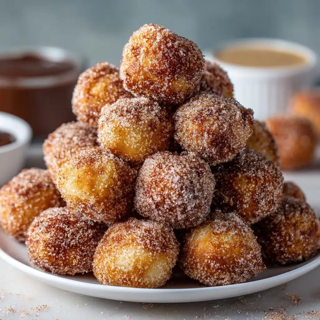 One-Hour Chocolate and Cinnamon-Sugar Soft Pretzel Bites Recipe - Recipe Image