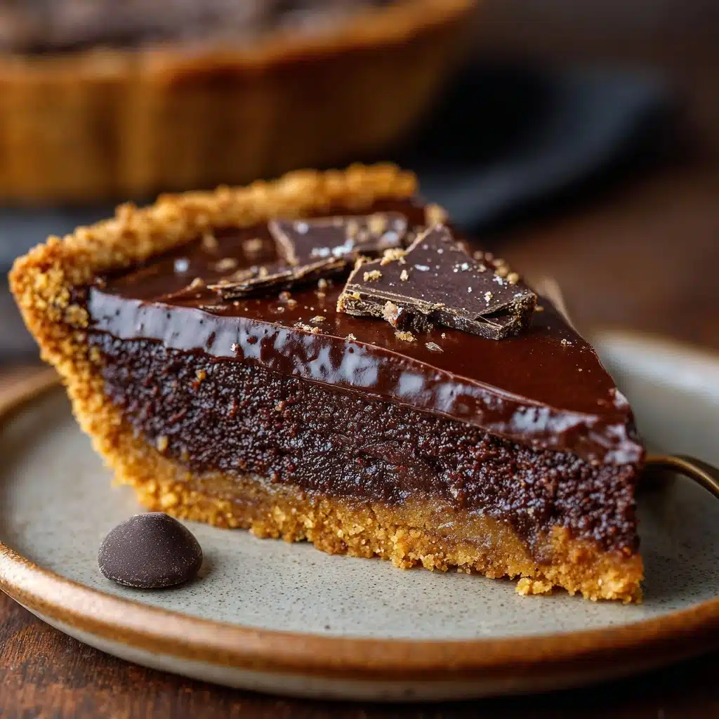 Fudgy Chocolate Brownie Pie Recipe - Recipe Image