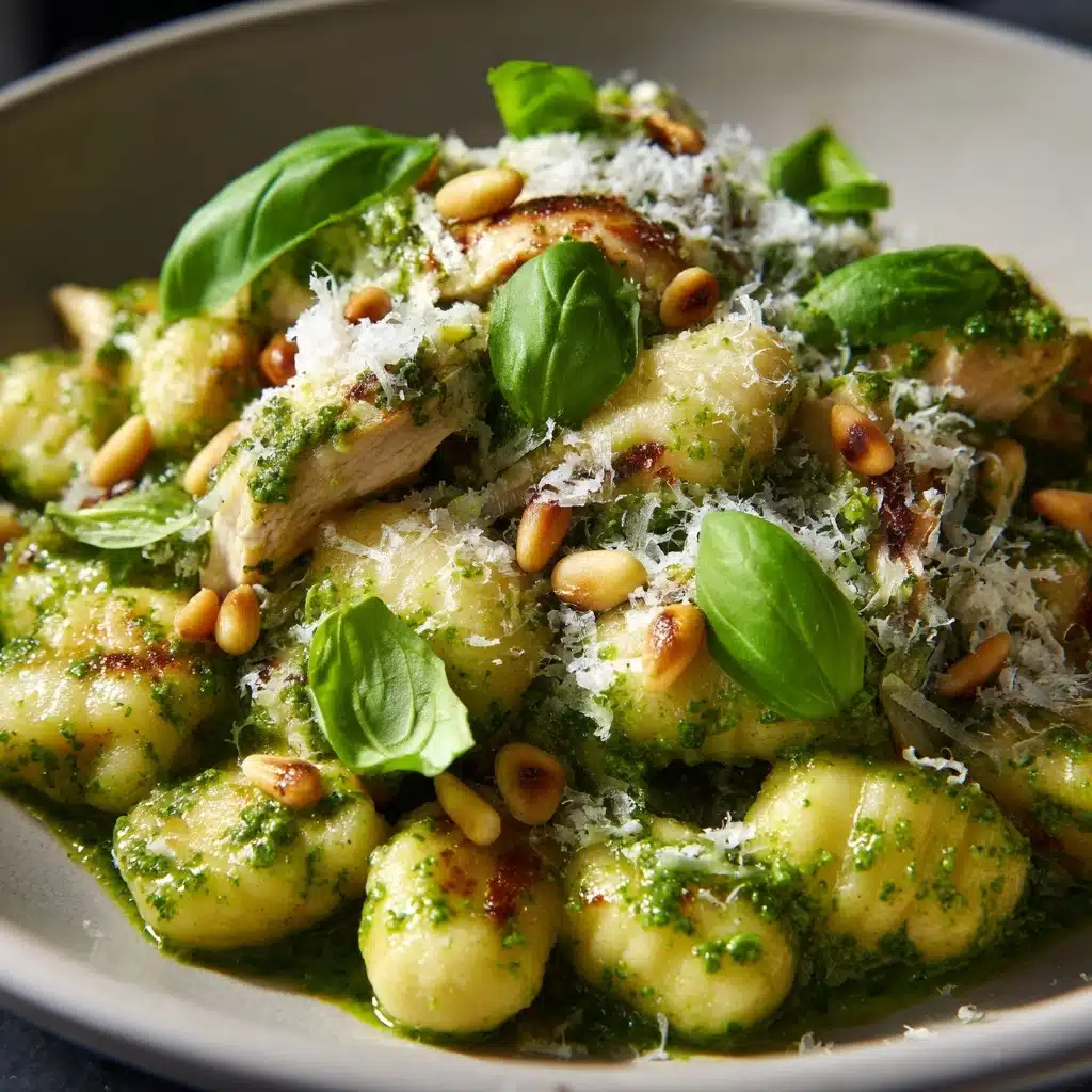 Creamy Chicken Pesto Gnocchi Recipe - Recipe Image