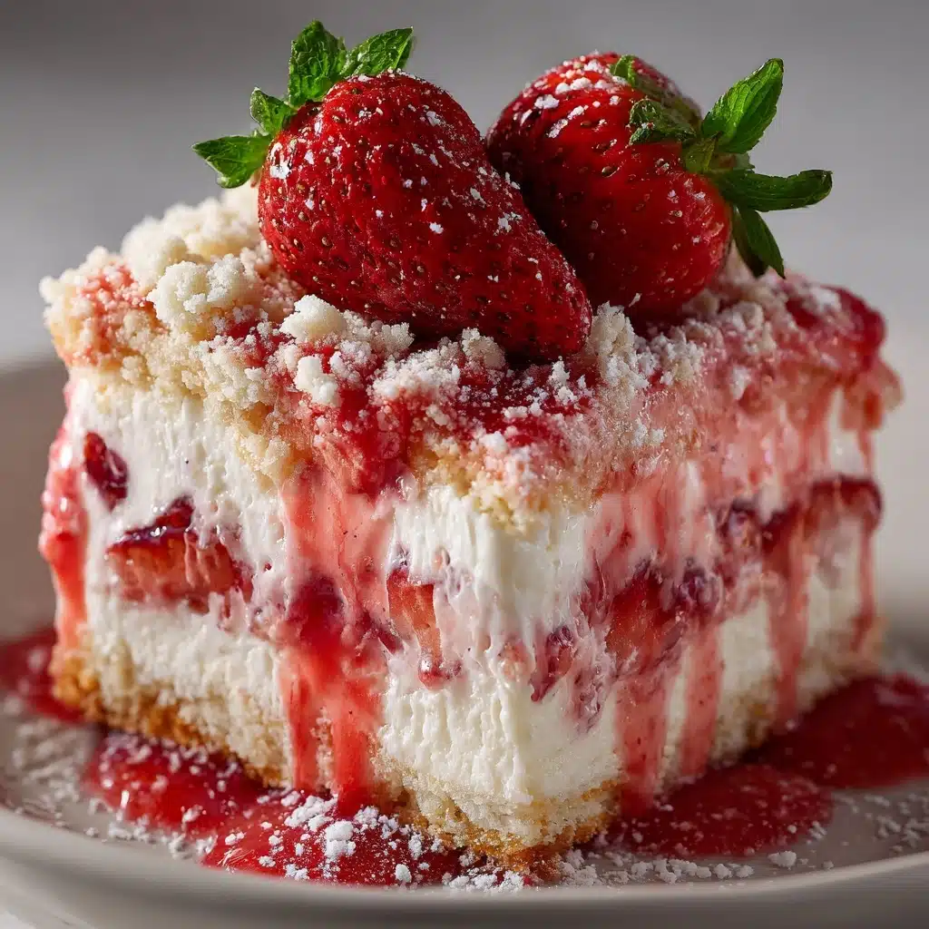 Strawberry Earthquake Cake Recipe