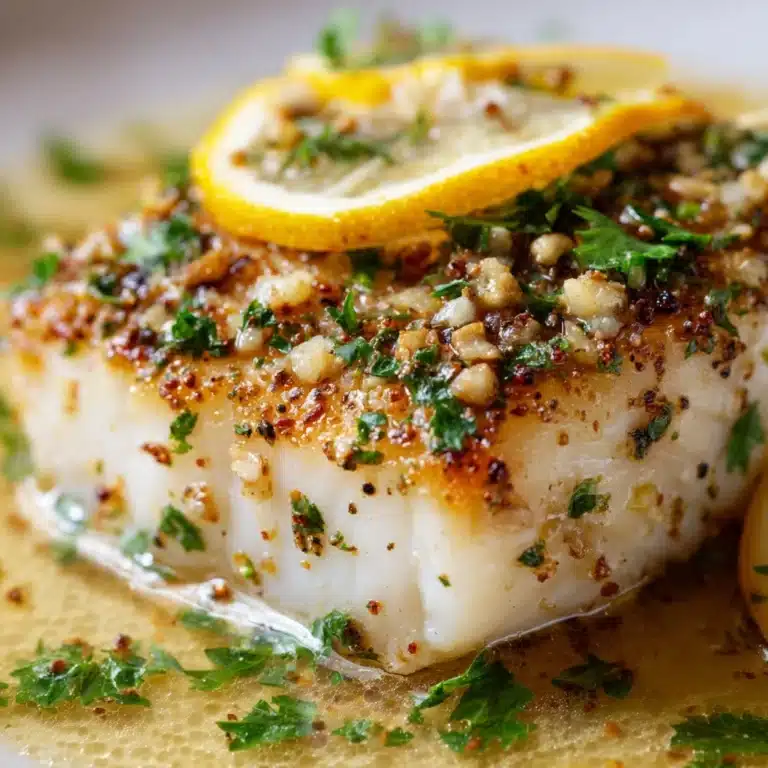 Lemon Butter Garlic Fish Recipe