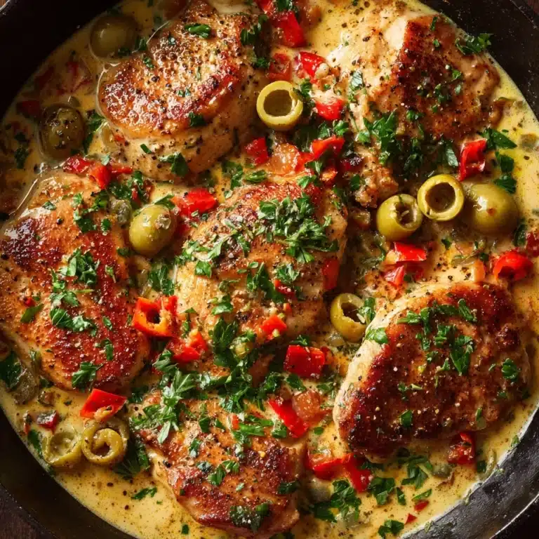 Creamy Pepperoncini Chicken Skillet Recipe