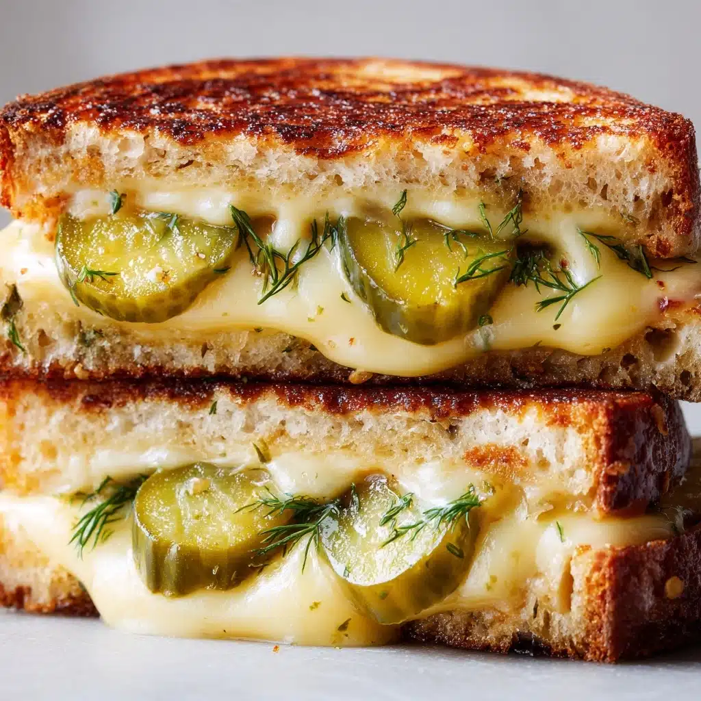 Dill Pickle Grilled Cheese Recipe - Recipe Image