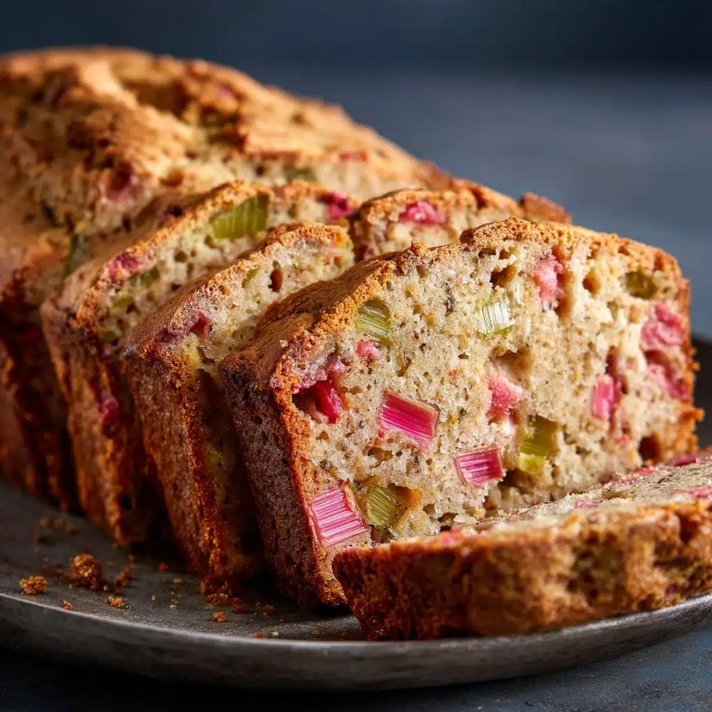 Healthy Rhubarb Bread Recipe - Recipe Image
