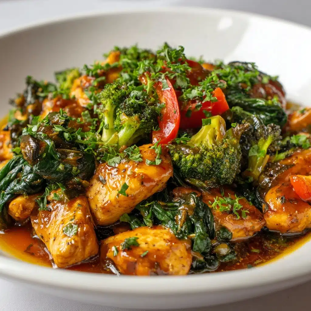 Garlic Chicken with Broccoli Recipe
