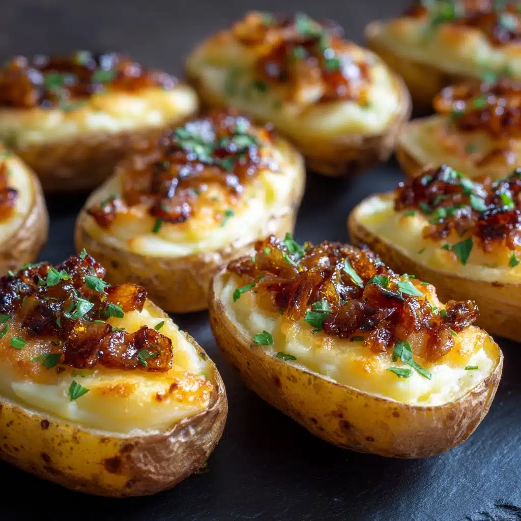 French Onion Baked Potatoes Recipe - Recipe Image