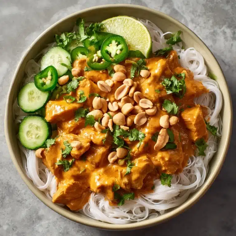 Thai Peanut Chicken Bowl Recipe