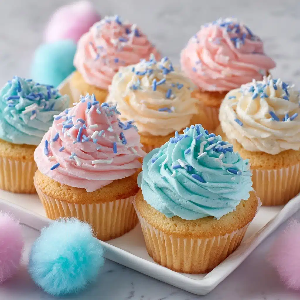 Cotton Candy Cupcakes Recipe - Recipe Image