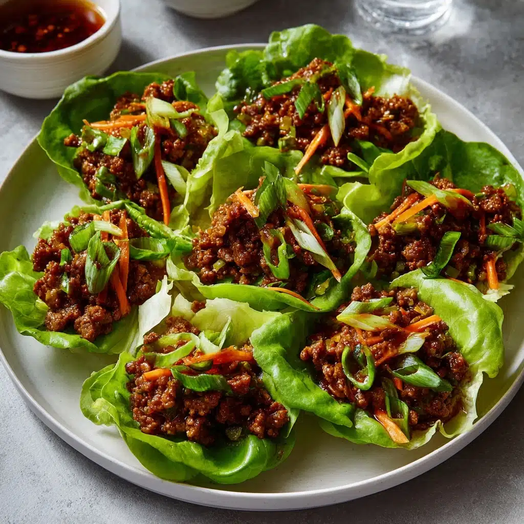Thai Basil Beef Lettuce Wraps Recipe - Recipe Image