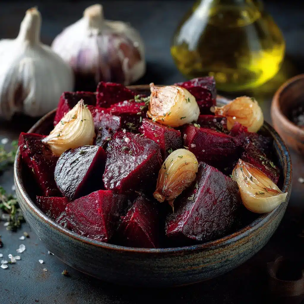 Roasted Beetroot and Garlic Recipe - Recipe Image