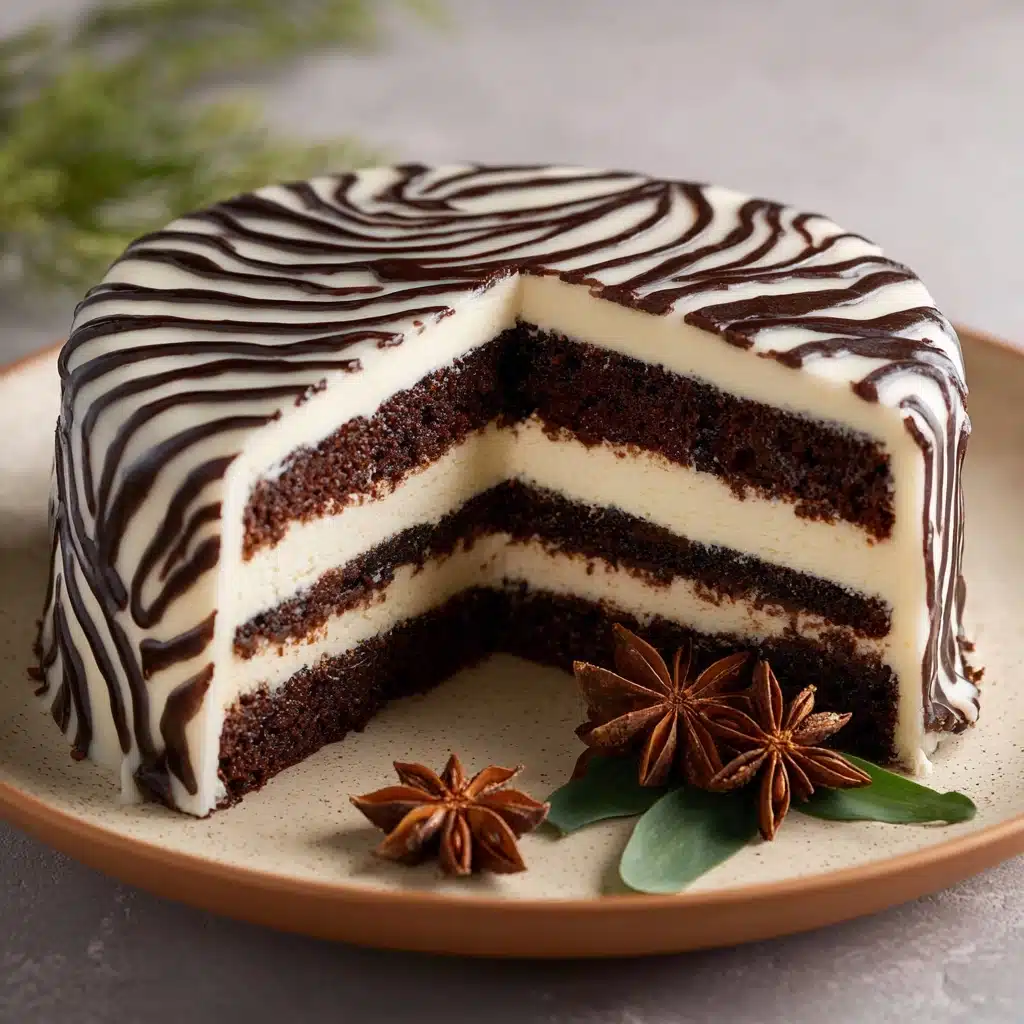 Zebra Cake Recipe - Recipe Image