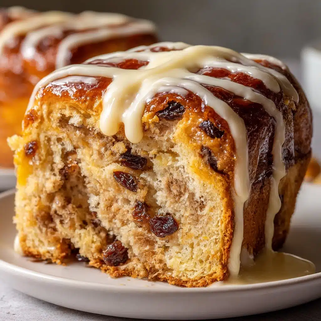 No-Bake Hot Cross Bun Slice Recipe - Recipe Image