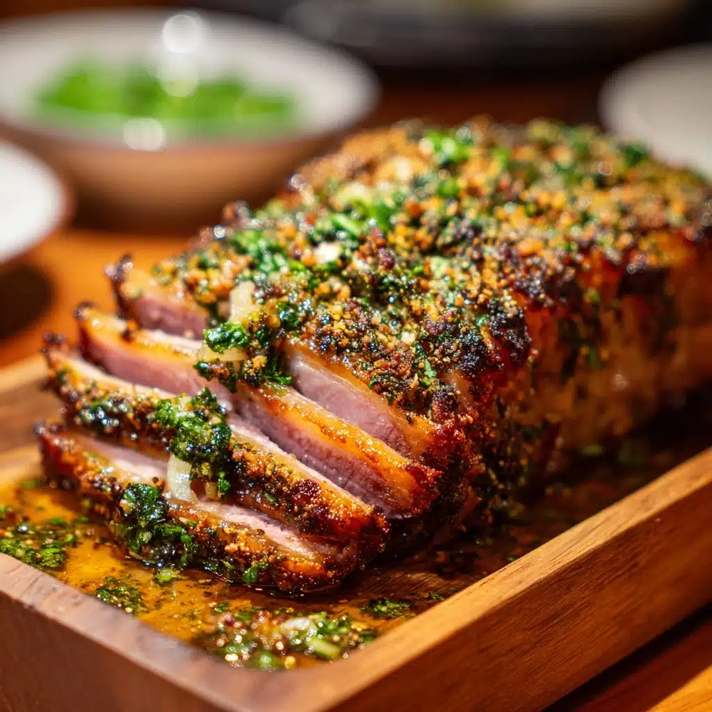 Herb-Stuffed Leg of Lamb Recipe - Recipe Image
