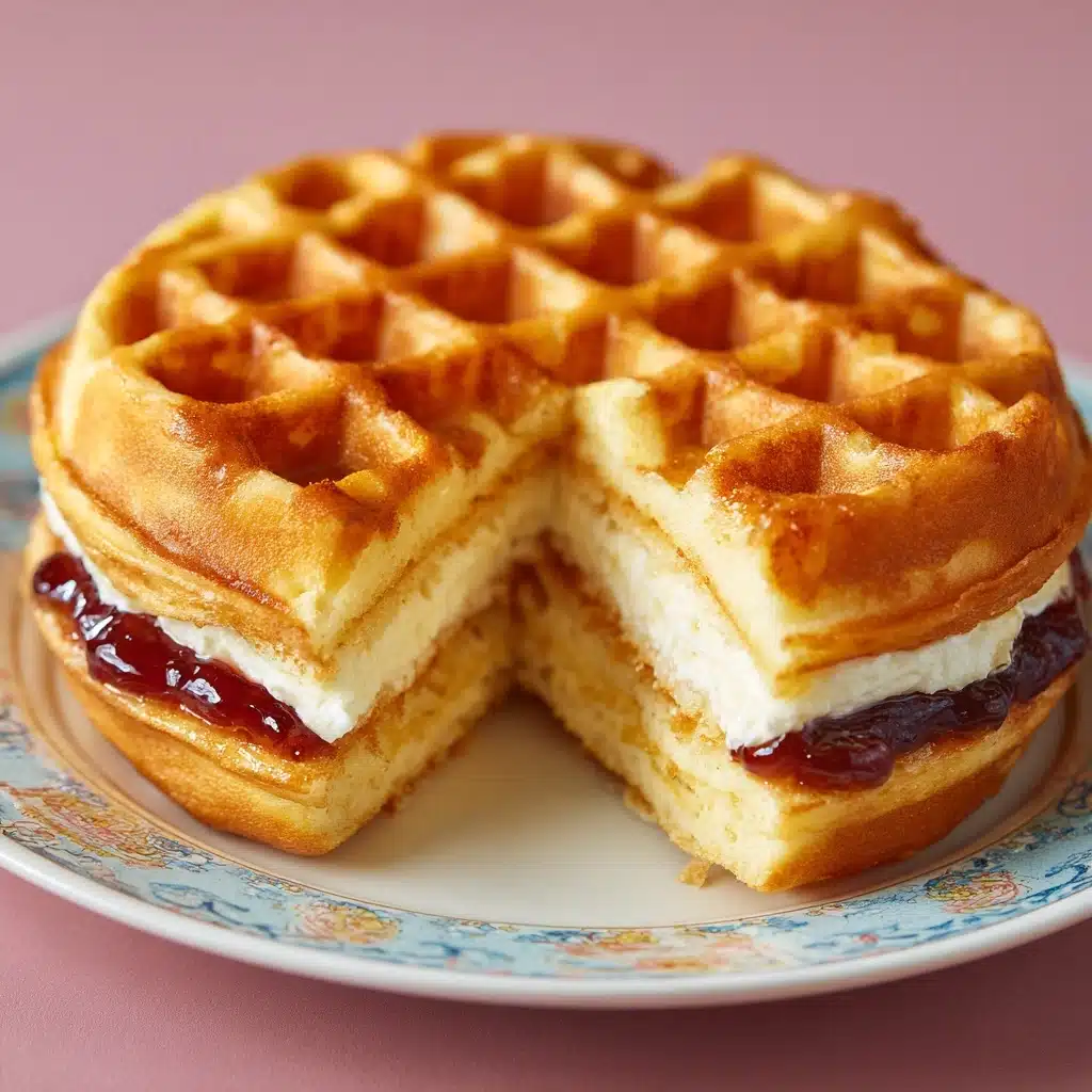 Easy Frozen Waffle Sweet Breakfast Sandwich Recipe
