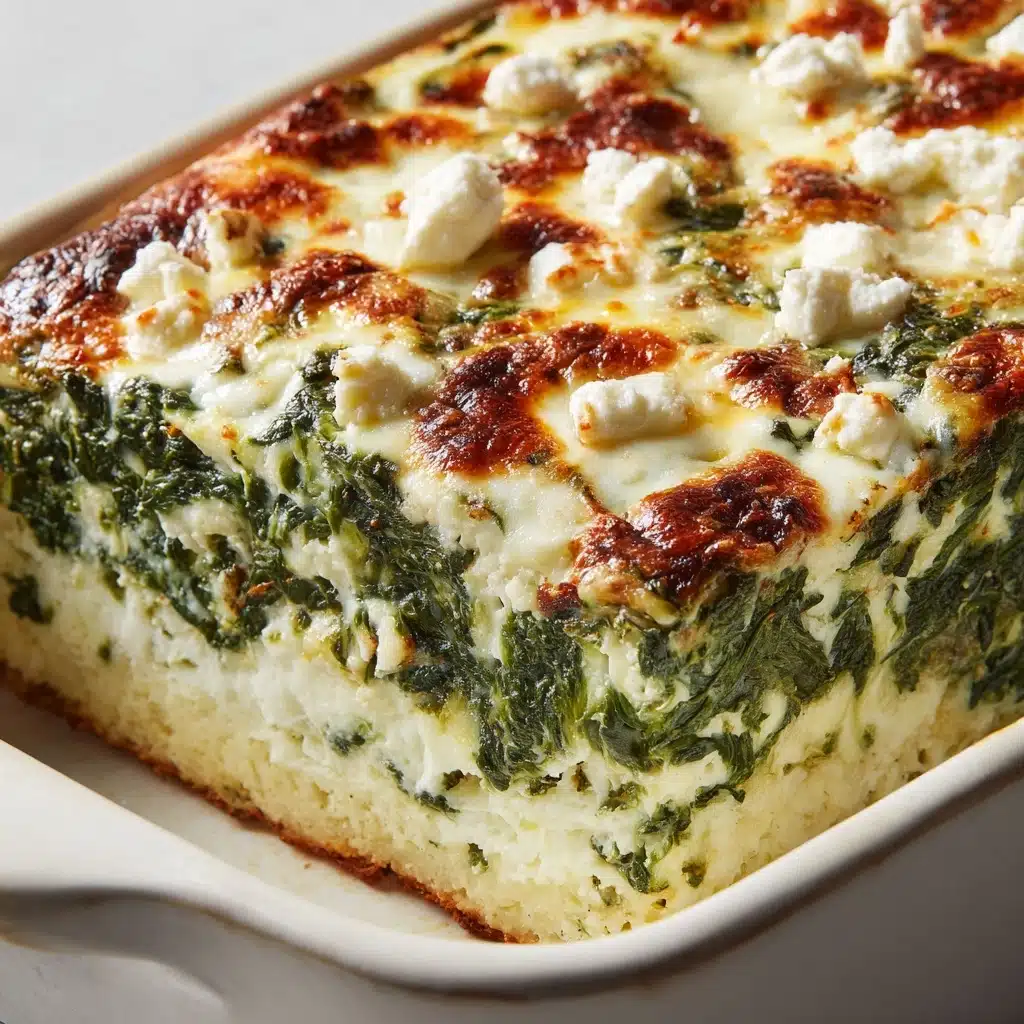 Spinach Casserole with Feta Cheese Recipe - Recipe Image