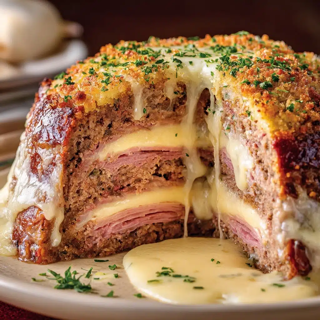 Chicken Cordon Bleu Meatloaf Recipe - Recipe Image