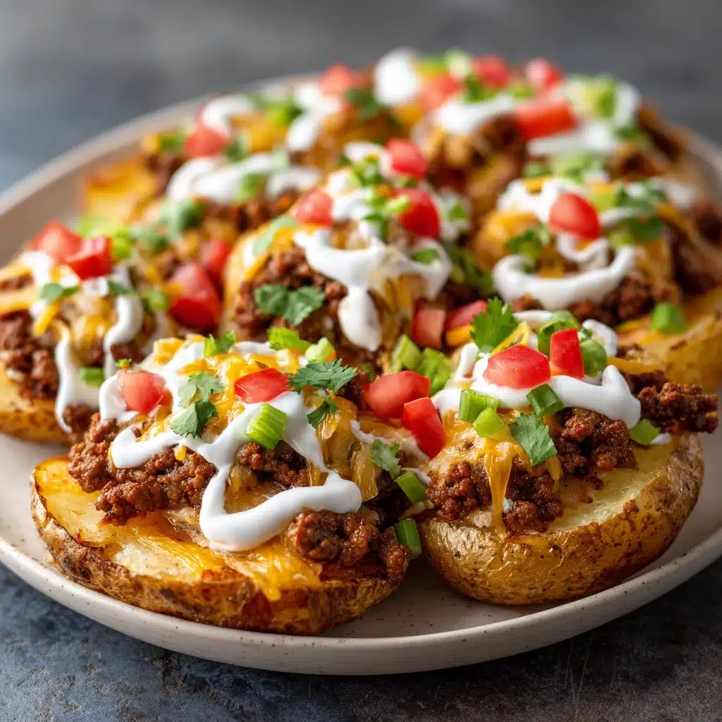 Cheesy Taco Potatoes Recipe - Recipe Image