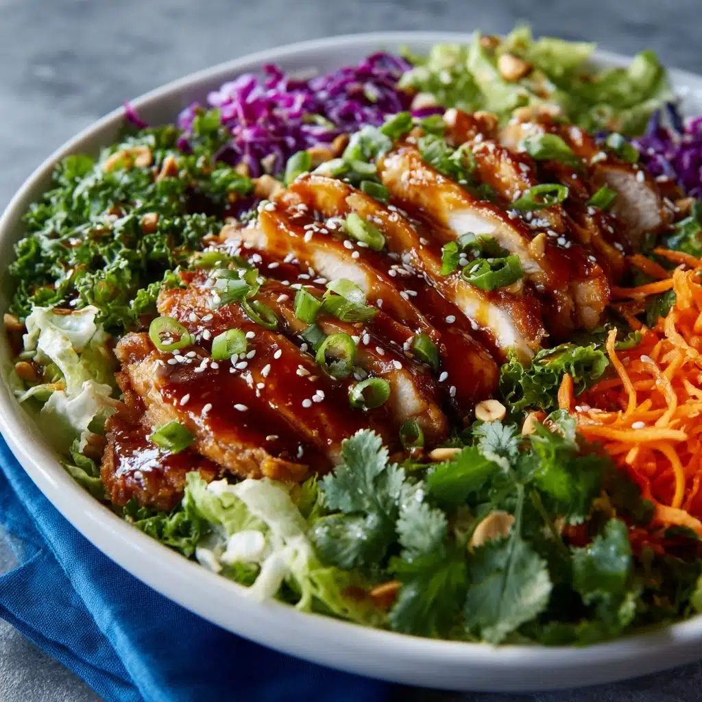 Crunchy Asian Sesame Chicken Salad Recipe - Recipe Image