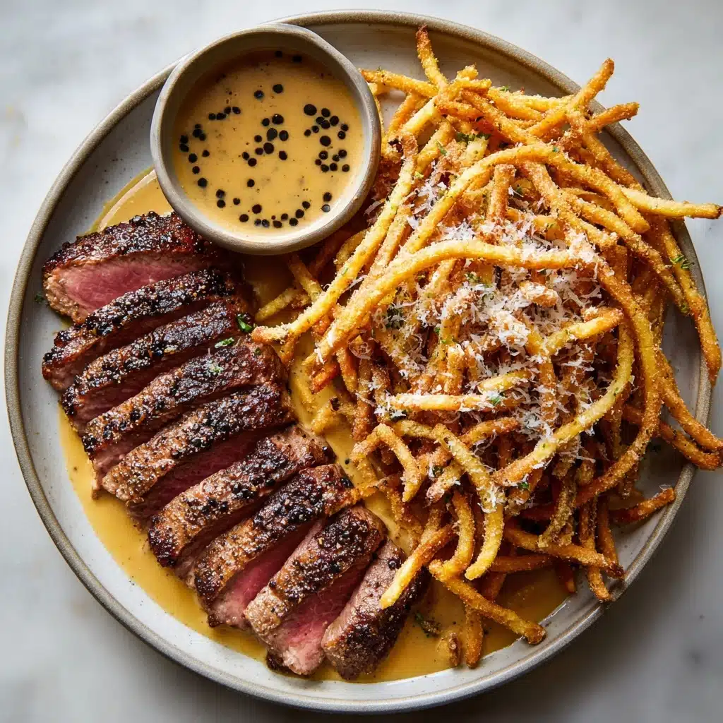 Steak Frites Au Poivre Recipe - Recipe Image