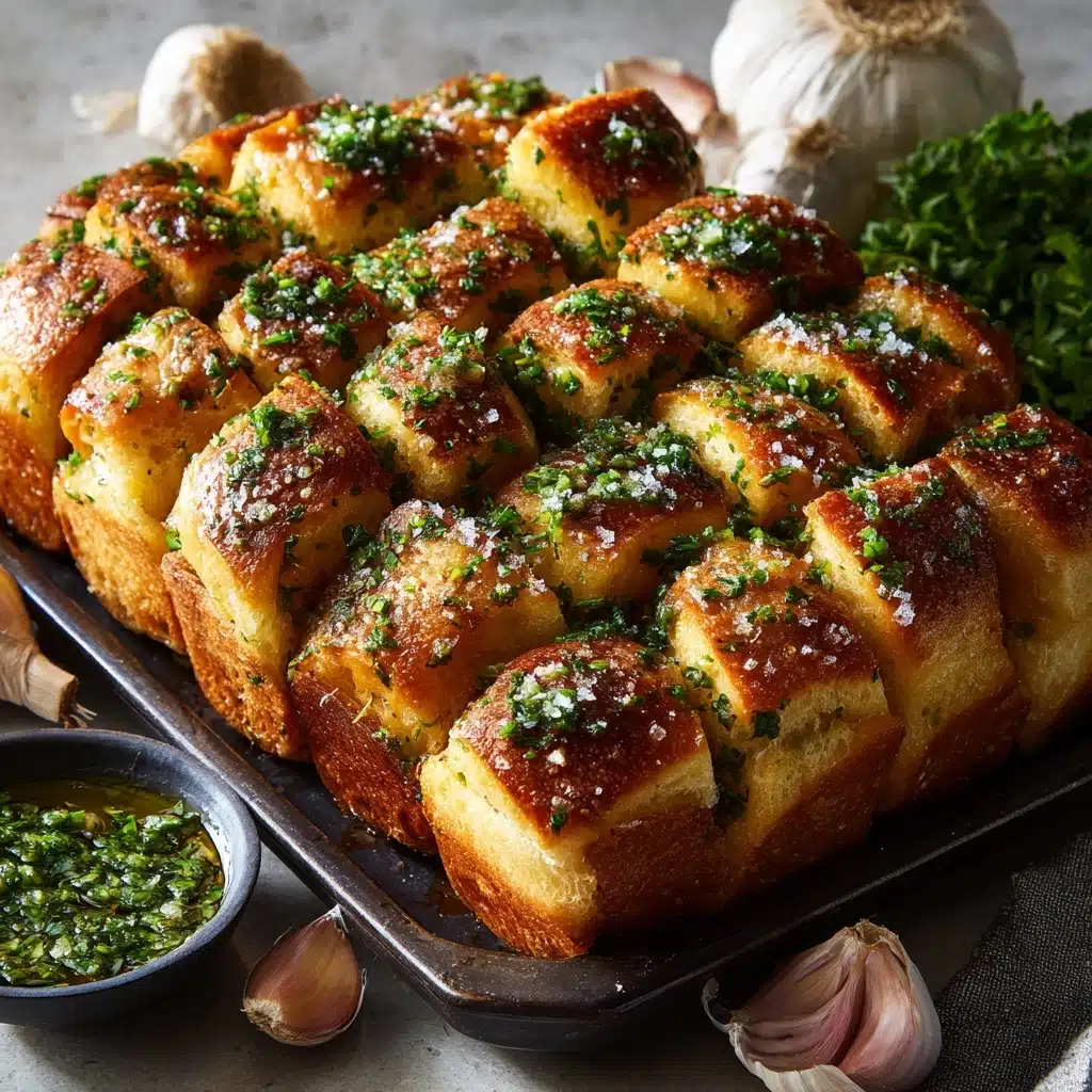 Pull Apart Garlic Bread Recipe - Recipe Image