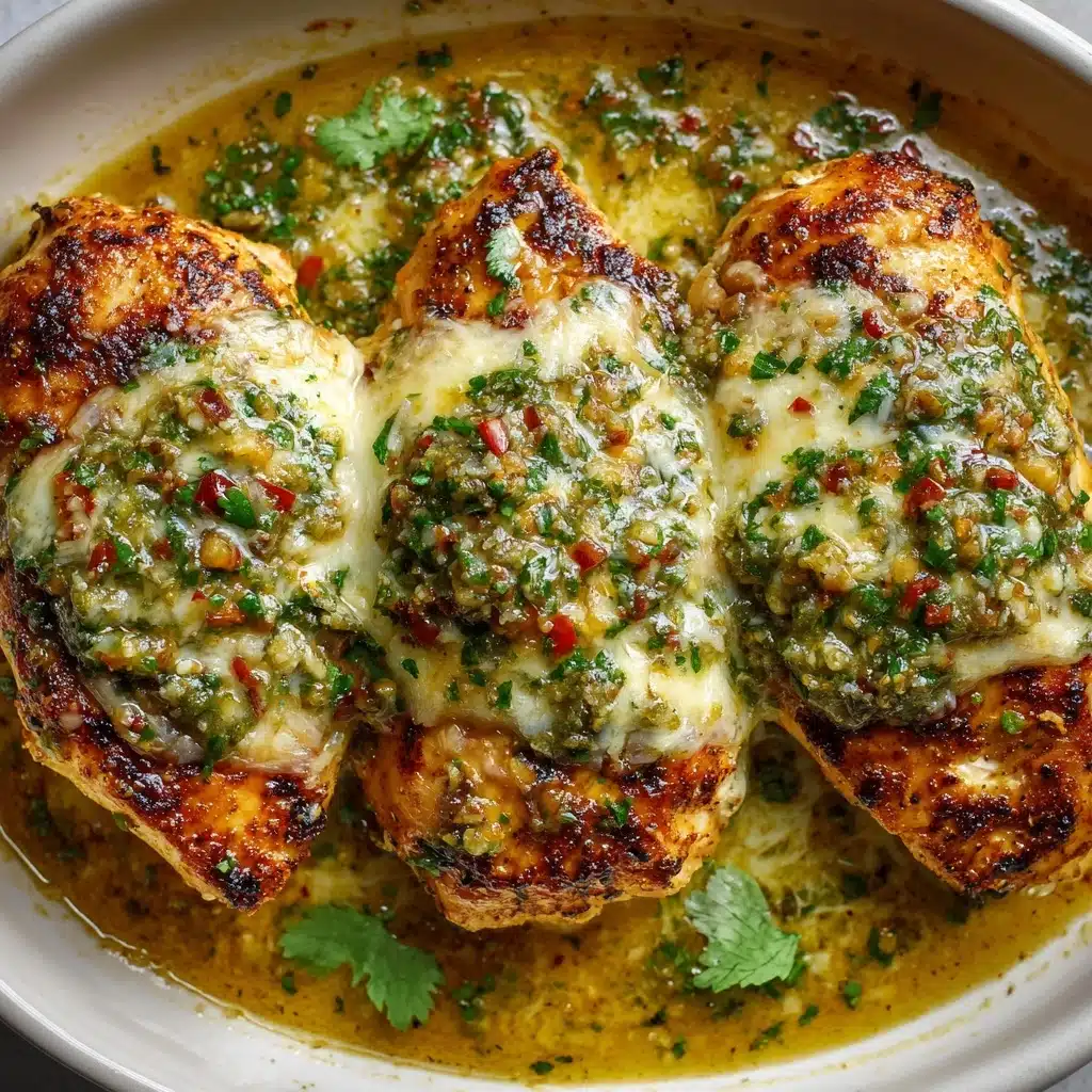 Grilled Salsa Verde Pepper Jack Chicken Recipe - Recipe Image