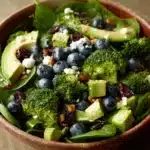 Blueberry Broccoli Spinach Salad Recipe
