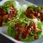 Spicy Thai Chicken Lettuce Wraps Recipe