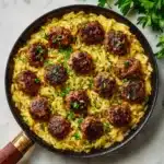 One Pan Chicken Meatballs Recipe