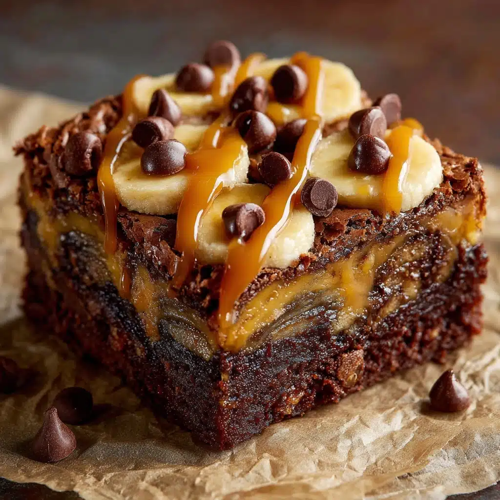 Banana Bread Brownies Recipe - Recipe Image