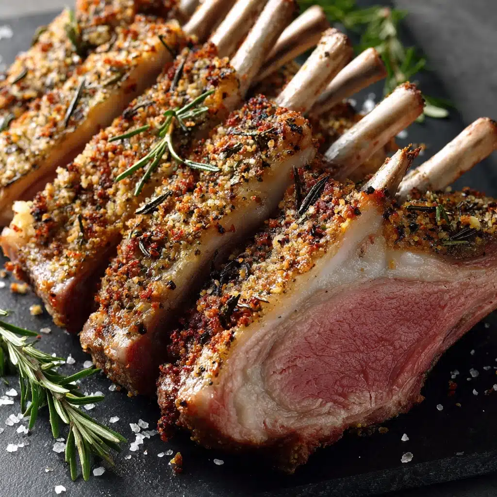 Roast Rack of Lamb with Rosemary Recipe - Recipe Image