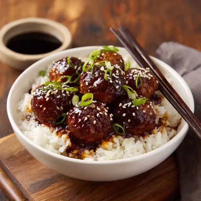 Asian Turkey Meatballs Recipe