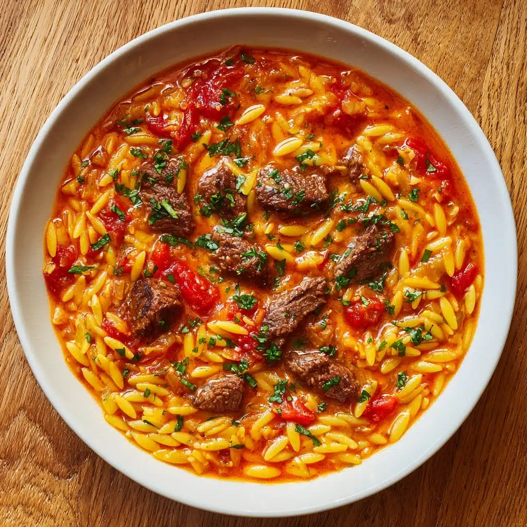 Beef Giouvetsi: A Traditional Greek Beef and Orzo Stew Recipe - Recipe Image