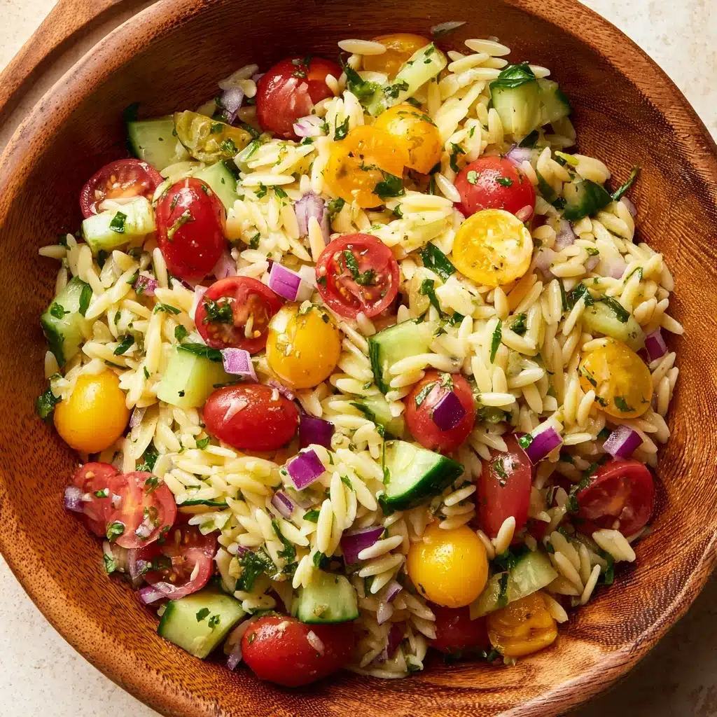 Best Orzo Pasta Salad Recipe - Recipe Image