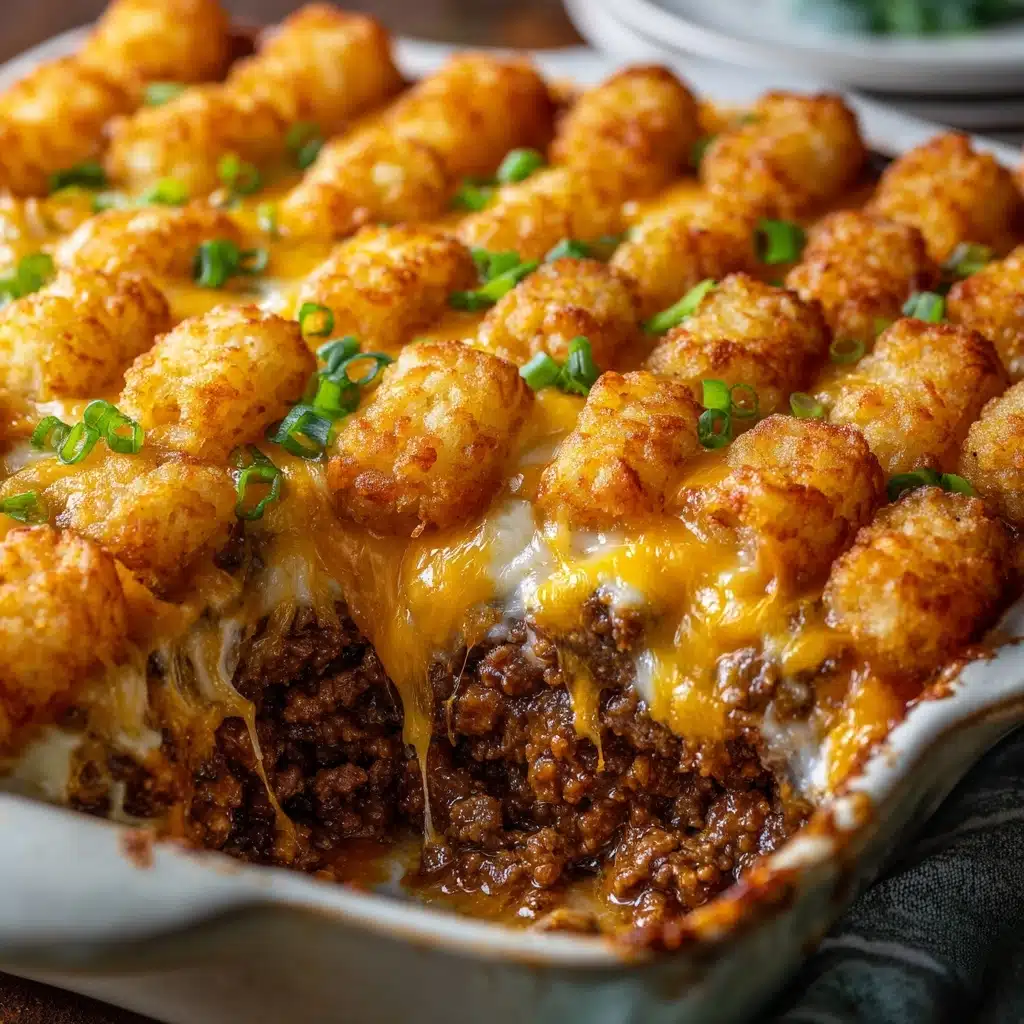 Tater Tot Casserole with Ground Beef Recipe - Recipe Image