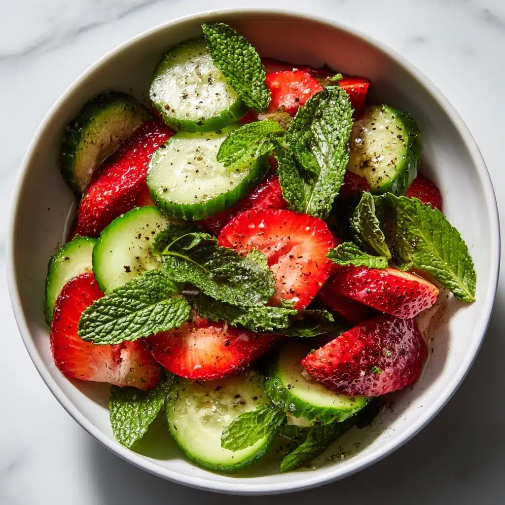 Cucumber Strawberry Salad Recipe - Recipe Image