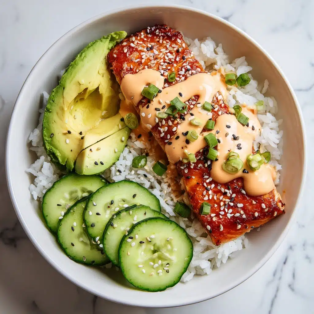 Baked Salmon Sushi Bowl Recipe - Recipe Image