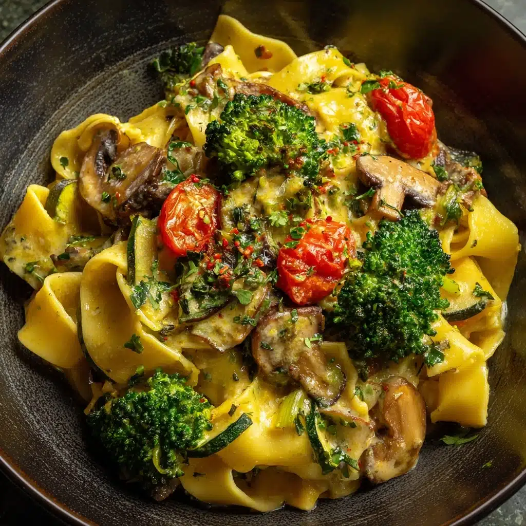 Creamy Veggie Pasta Recipe - Recipe Image
