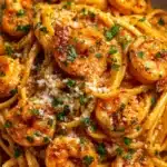 Garlicky Calabrian Chili Pasta with Shrimp Recipe