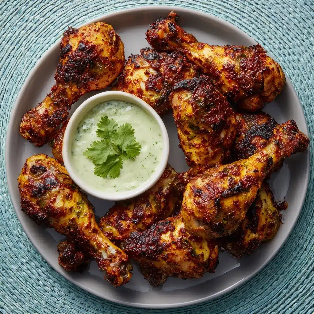 Peruvian-Style Roast Chicken with Green Sauce Recipe
