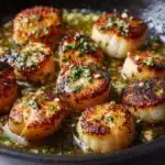 Garlic Butter Baked Scallops Recipe