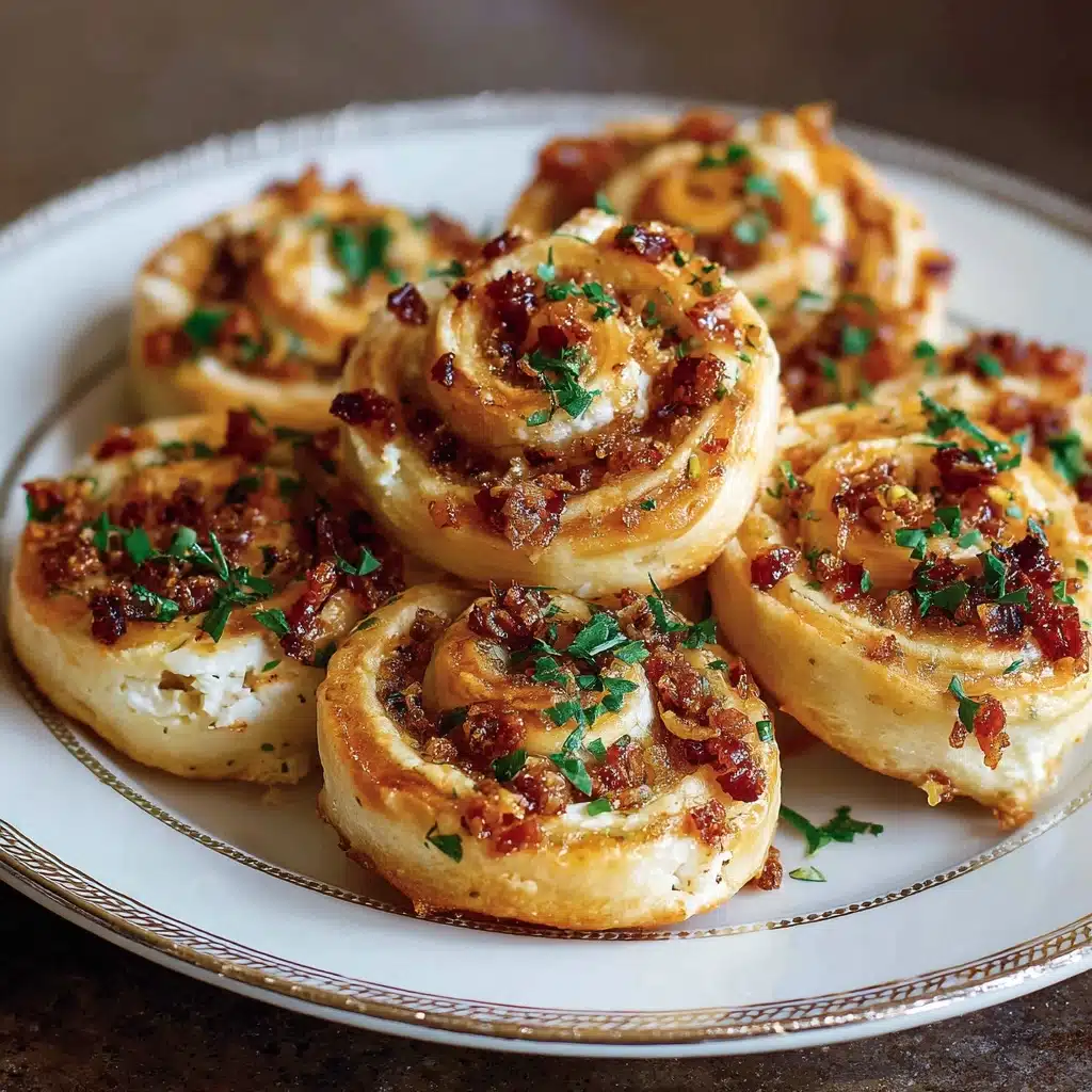 Cranberry Feta Pinwheels with Cream Cheese Recipe - Recipe Image