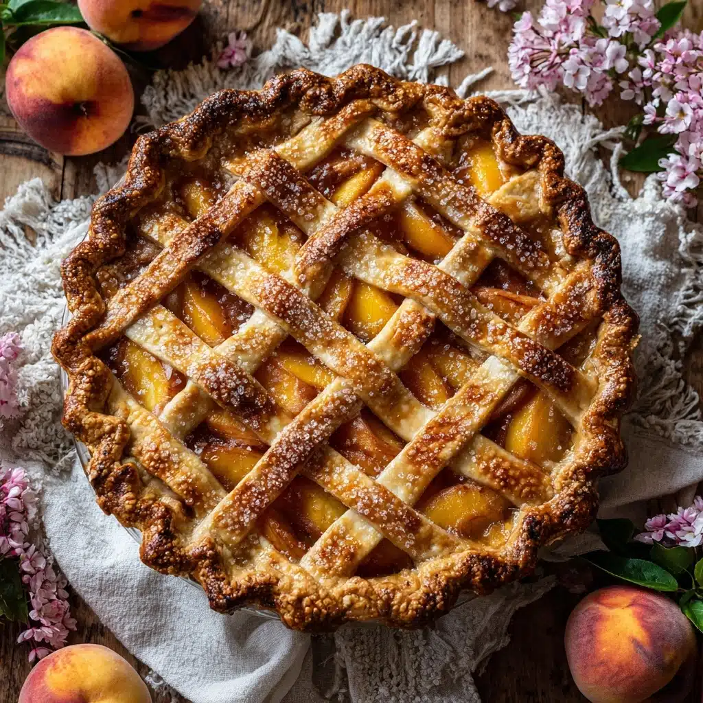 Brown Butter Strawberry Peach Pie Recipe - Recipe Image